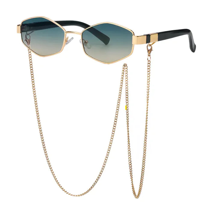 Luxueuze Ketting Zonnebril - Trendy & Stijlvol