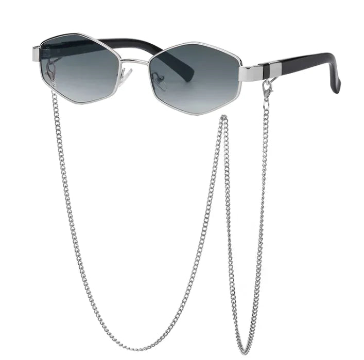 Luxueuze Ketting Zonnebril - Trendy & Stijlvol