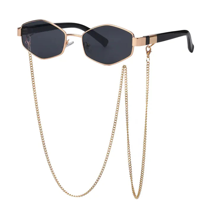 Luxueuze Ketting Zonnebril - Trendy & Stijlvol