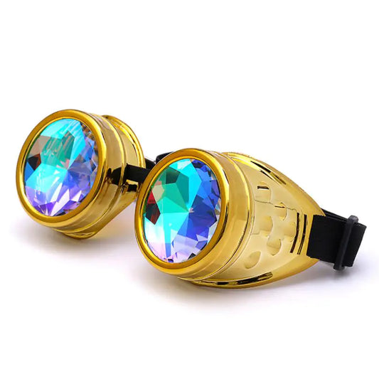 Kaleidoscope Glasses, Punk Style Fashion Goggles