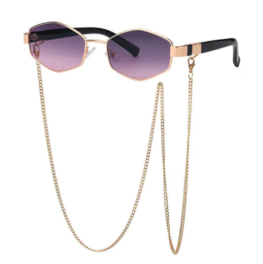 Luxueuze Ketting Zonnebril - Trendy & Stijlvol